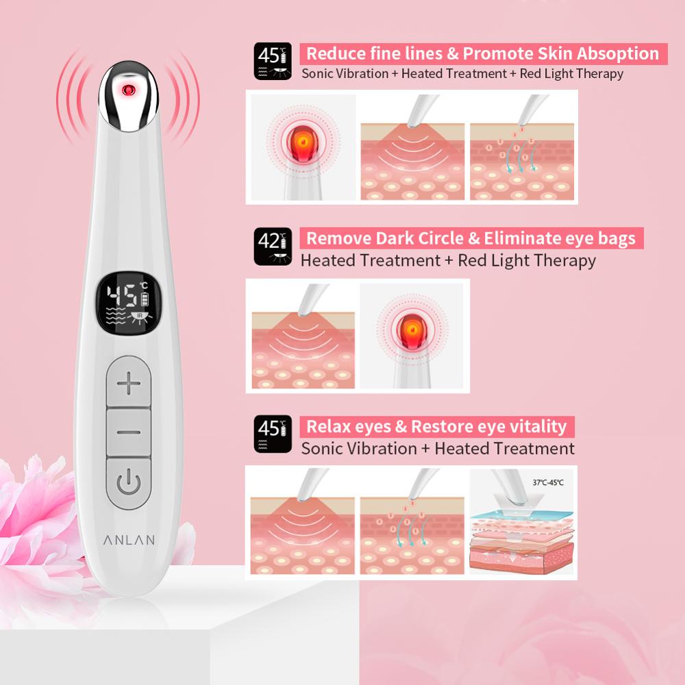 Eye Massager with Heating Function for Dark Circles